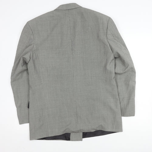 St. Michael Men's Black & White Check Blazer, 40R