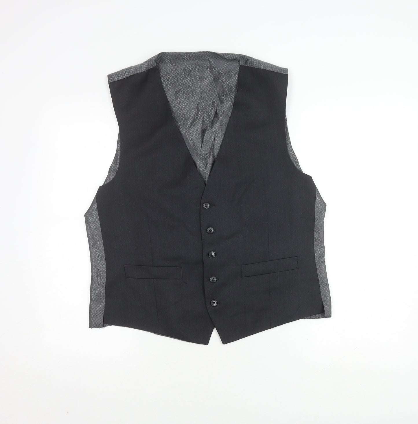 Pierre Cardin Men's Black Waistcoat, 42R