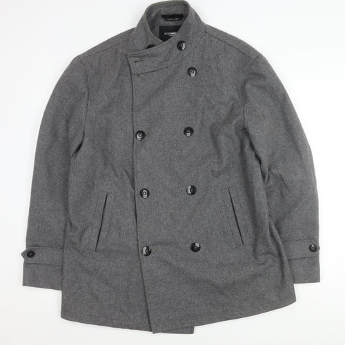Peter Werth Men's Grey Pea Coat Size 4