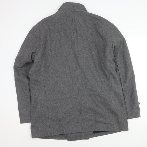 Peter Werth Men's Grey Pea Coat Size 4