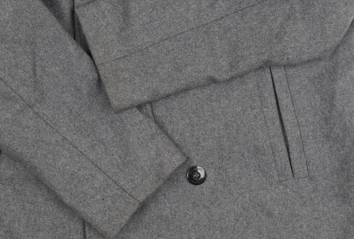 Peter Werth Men's Grey Pea Coat Size 4