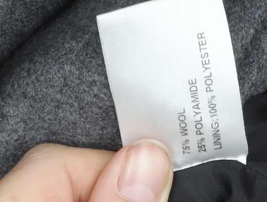 Peter Werth Men's Grey Pea Coat Size 4