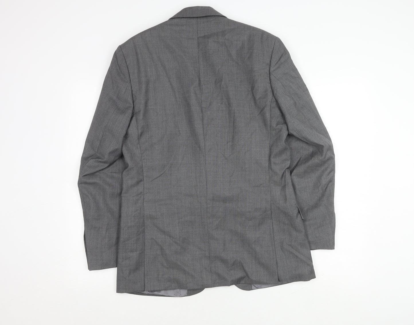 Jasper Conran Men's Grey Blazer 38 Regular Fit Wool Mix