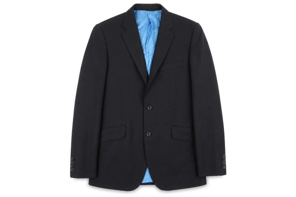 Front view of Marks & Spencer Men's Grey Blazer, 38R, Wool