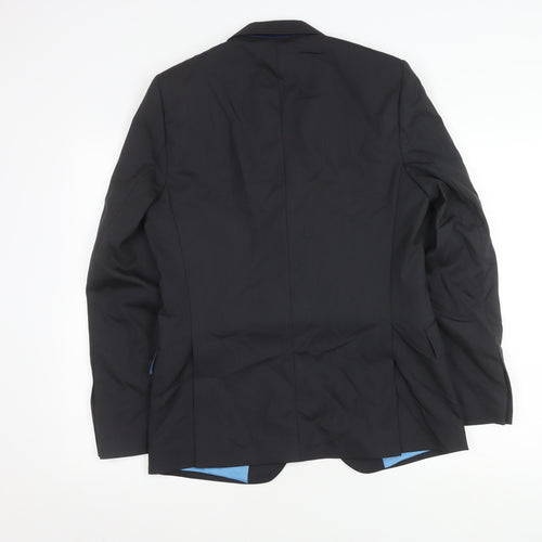 Marks and Spencer Men's Grey Blazer, 38R, Wool