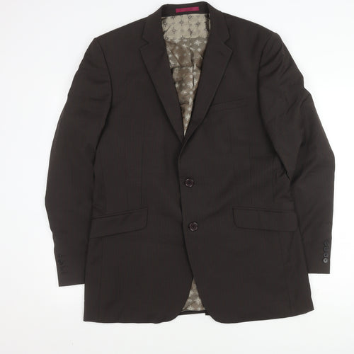 Limehaus Men's Brown Suit Jacket 42 Long Regular