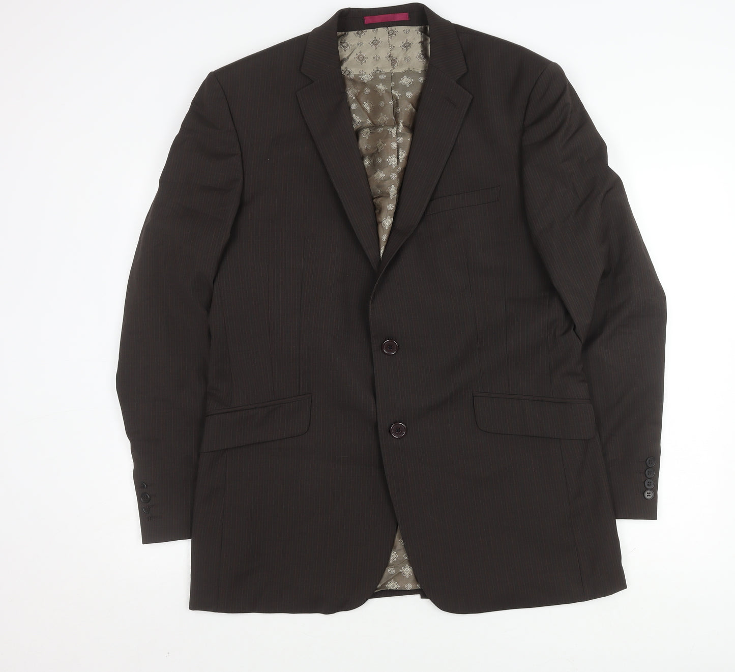 Limehaus Men's Brown Suit Jacket 42 Long Regular