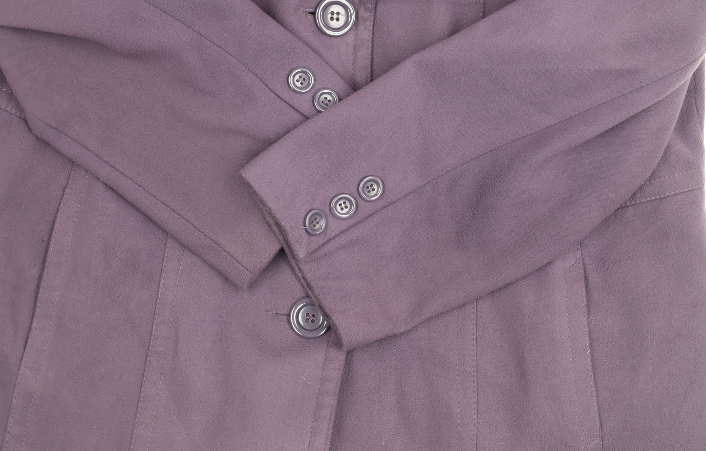 EWM Women's Purple Blazer, Size 22, Button Closure