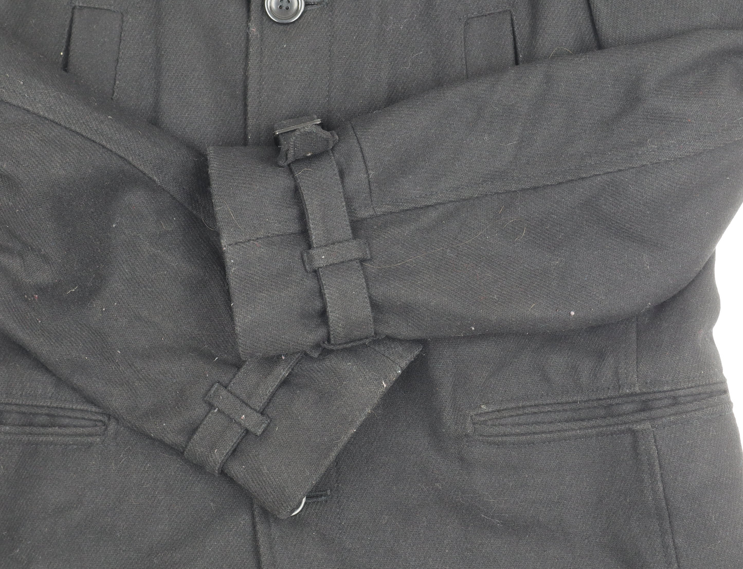 Next Women’s Black Military Jacket M