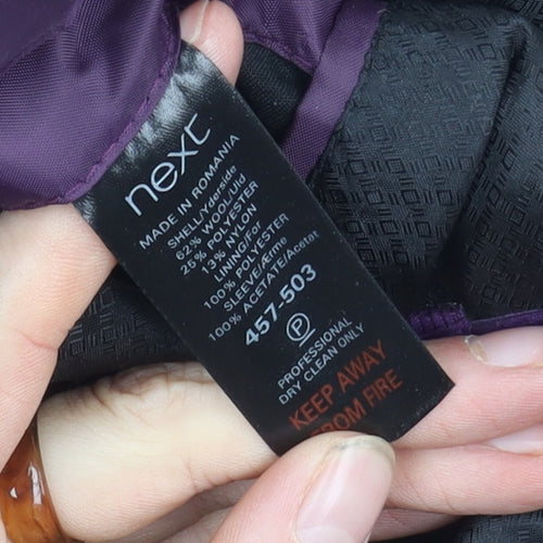 Next Women’s Black Military Jacket M