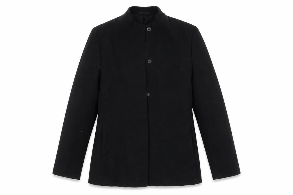 Front view of Next Women's Black Blazer, size 10, Buttoned, Workwear