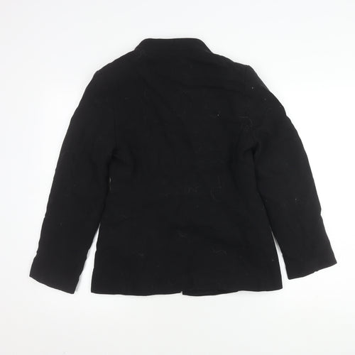 Next Women's Black Blazer, Size 10, Buttoned, Workwear