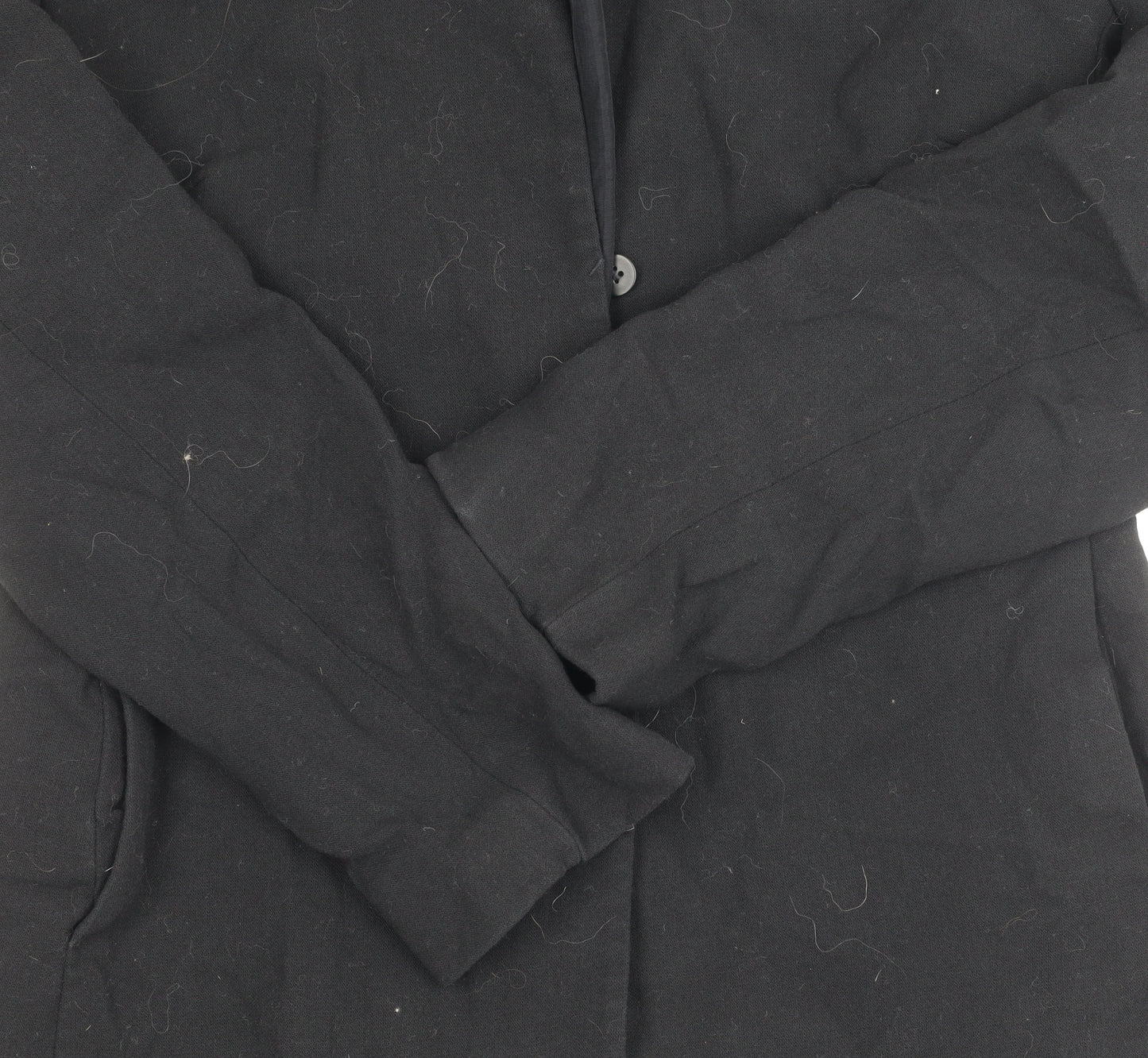 Next Women's Black Blazer, Size 10, Buttoned, Workwear