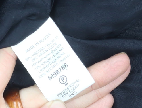 Next Women's Black Blazer, Size 10, Buttoned, Workwear