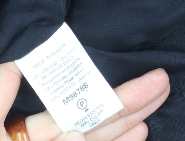 Next Women's Black Blazer, Size 10, Buttoned, Workwear