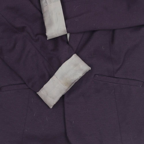 Oasis Women's Purple Blazer, Size 10, Lined, Regular Fit