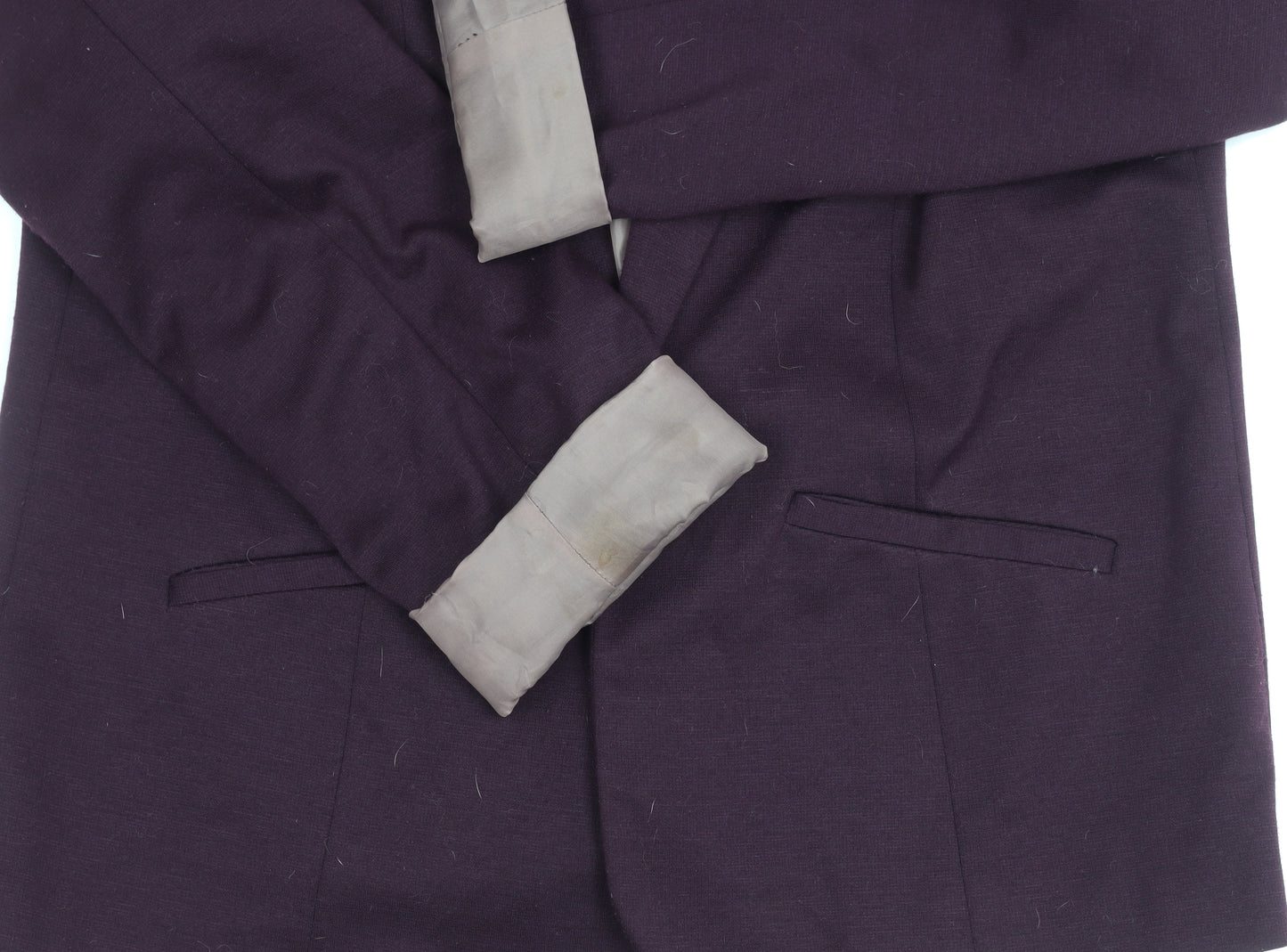 Oasis Women's Purple Blazer, Size 10, Lined, Regular Fit