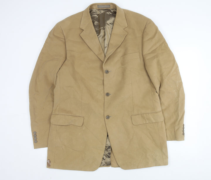 Marks and Spencer Men's Beige Long Blazer 42L