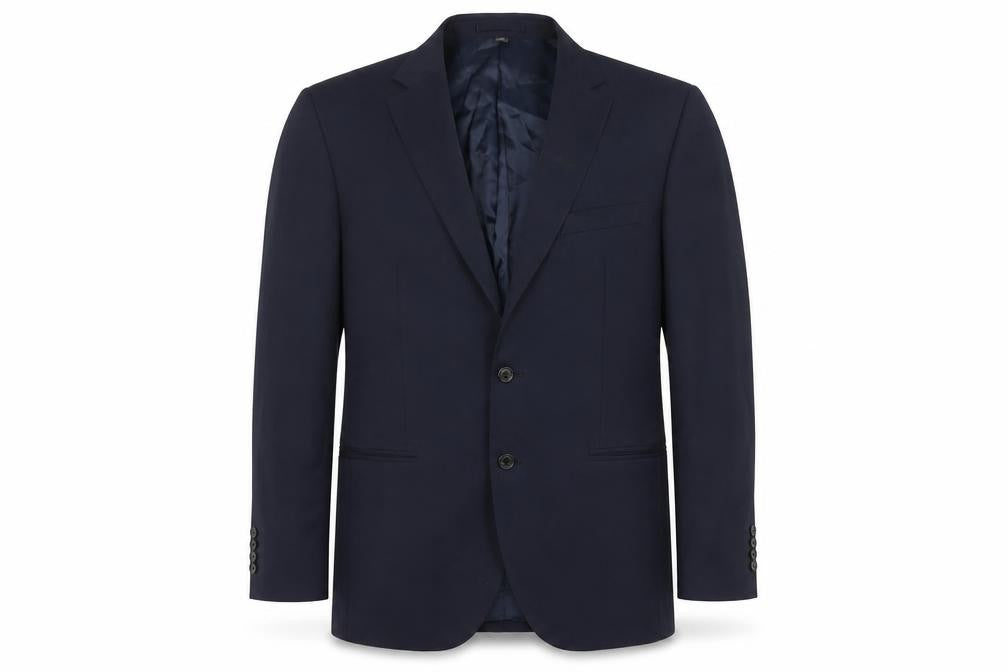 Front view of Marks & Spencer Men's Blue Blazer 42 Regular Fit
