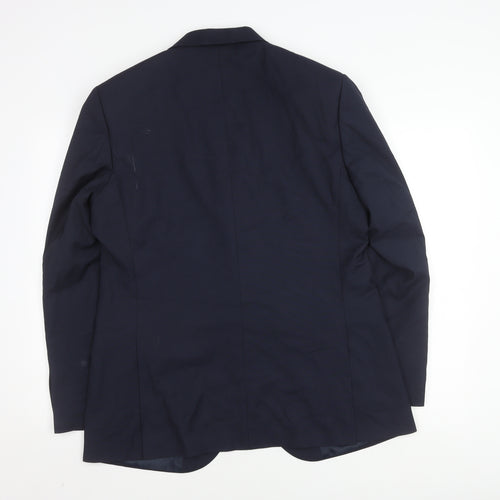 Marks and Spencer Men's Blue Blazer 42 Regular Fit