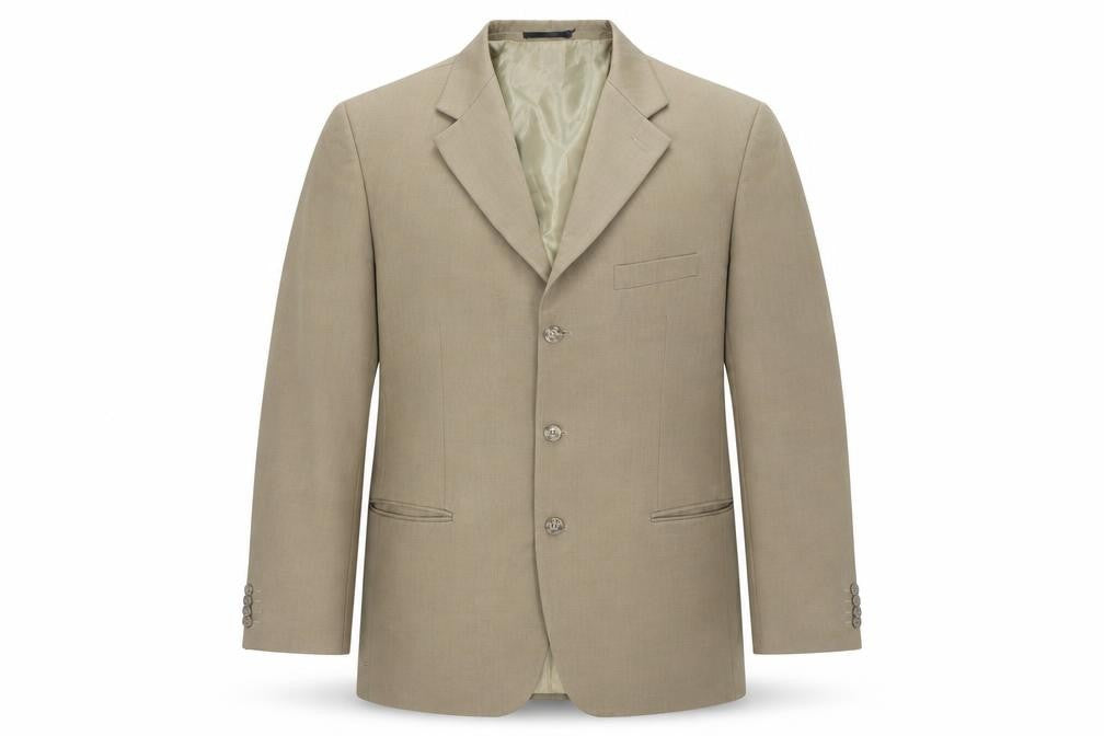 Loupeiz Fashion Beige Blazer for Men, UK Size 44, Business Style