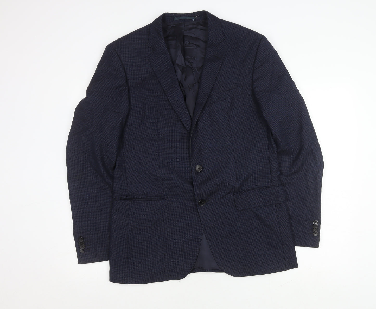 Hugo Boss Men's Blue Regular Fit Suit Jacket 40R