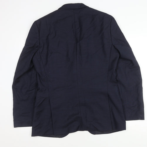 Hugo Boss Men's Blue Regular Fit Suit Jacket 40R