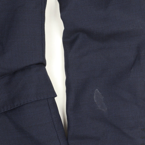 Hugo Boss Men's Blue Regular Fit Suit Jacket 40R