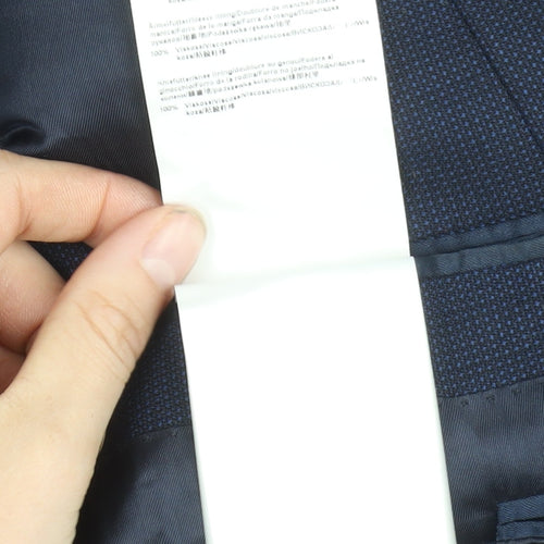 Hugo Boss Men's Blue Regular Fit Suit Jacket 40R