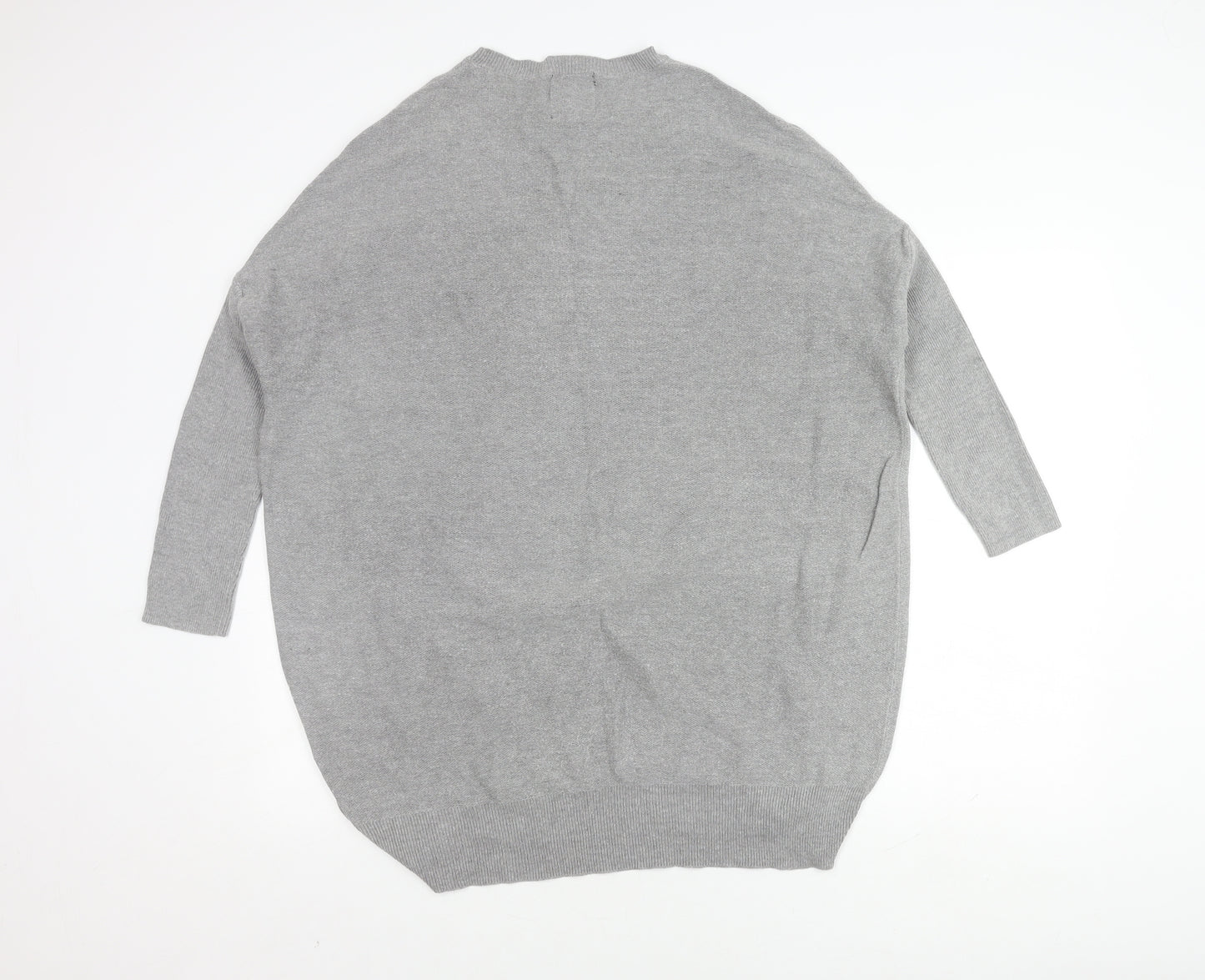 Disney Women’s Grey Mickey Pullover Jumper L