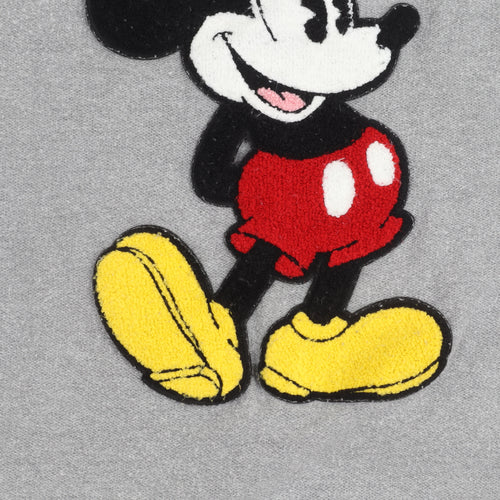 Disney Women’s Grey Mickey Pullover Jumper L