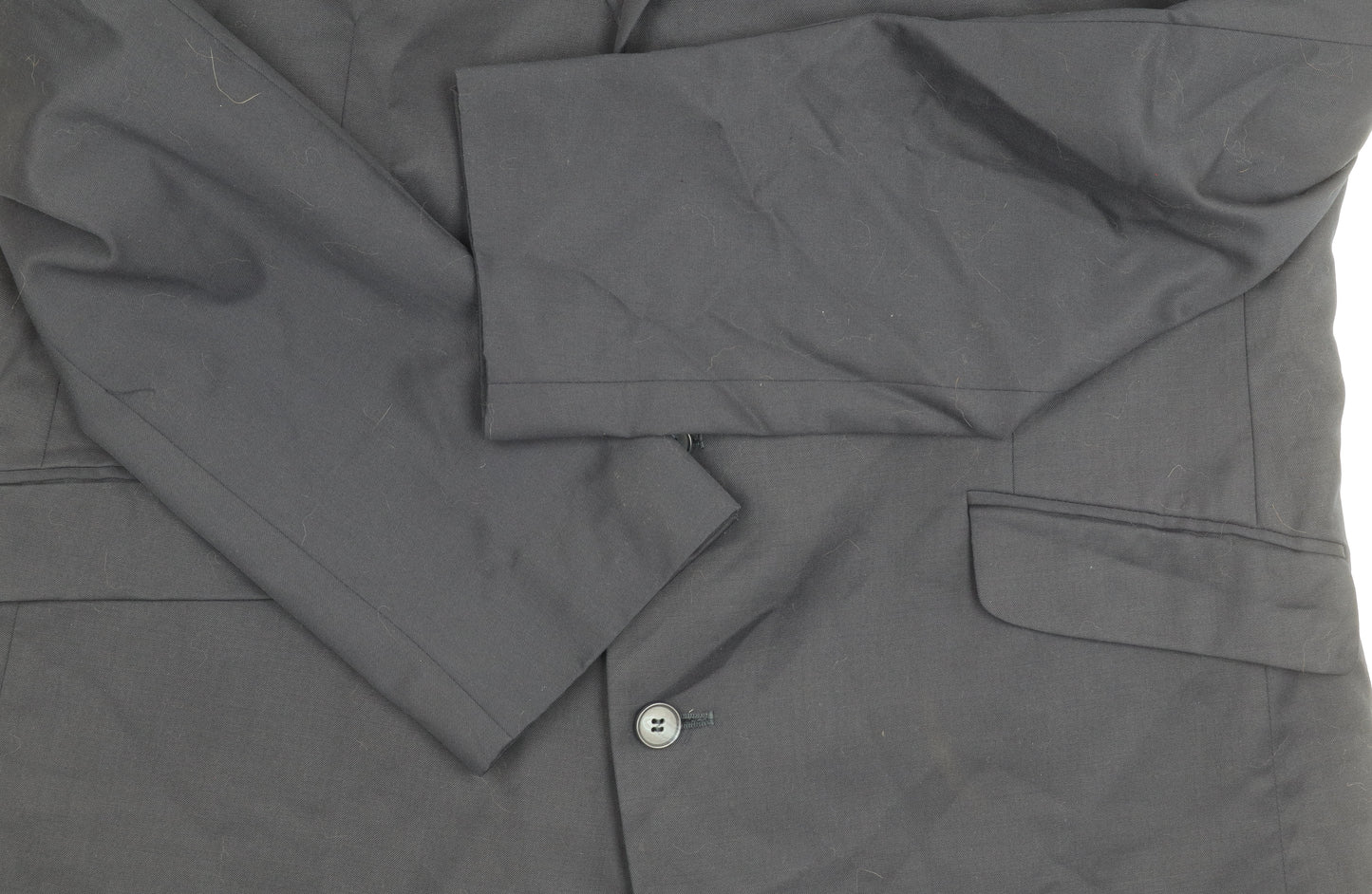 Pierre Cardin Mens Blue Wool Blazer, Size 44L