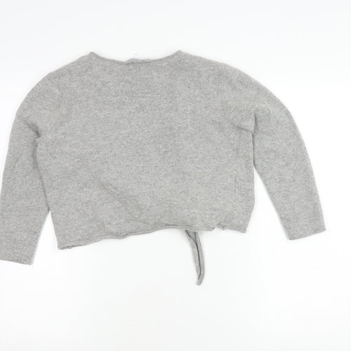 Laura Ashley Women's Grey Cardigan in Size 14 with Glitter