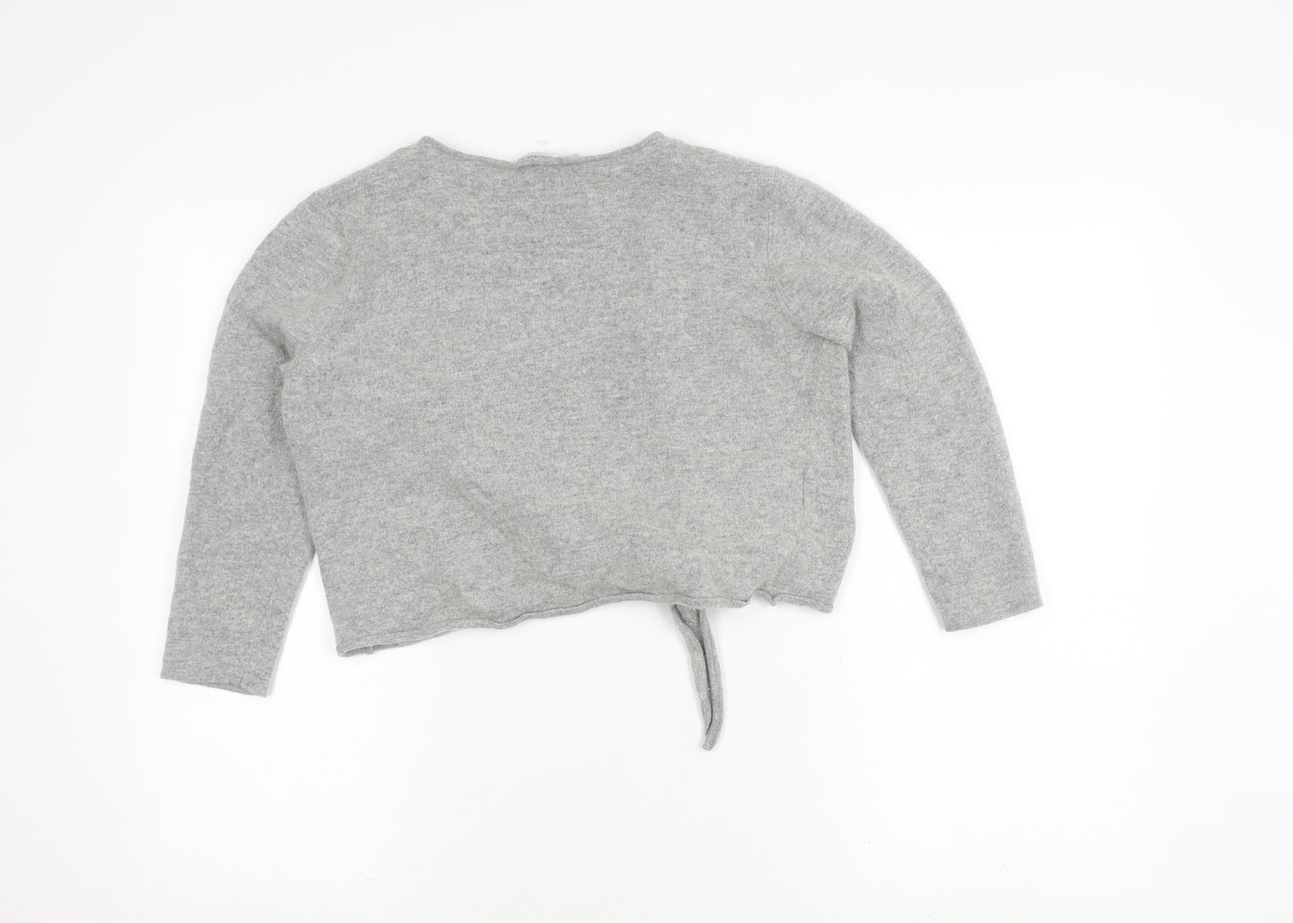 Laura Ashley Women's Grey Cardigan in Size 14 with Glitter