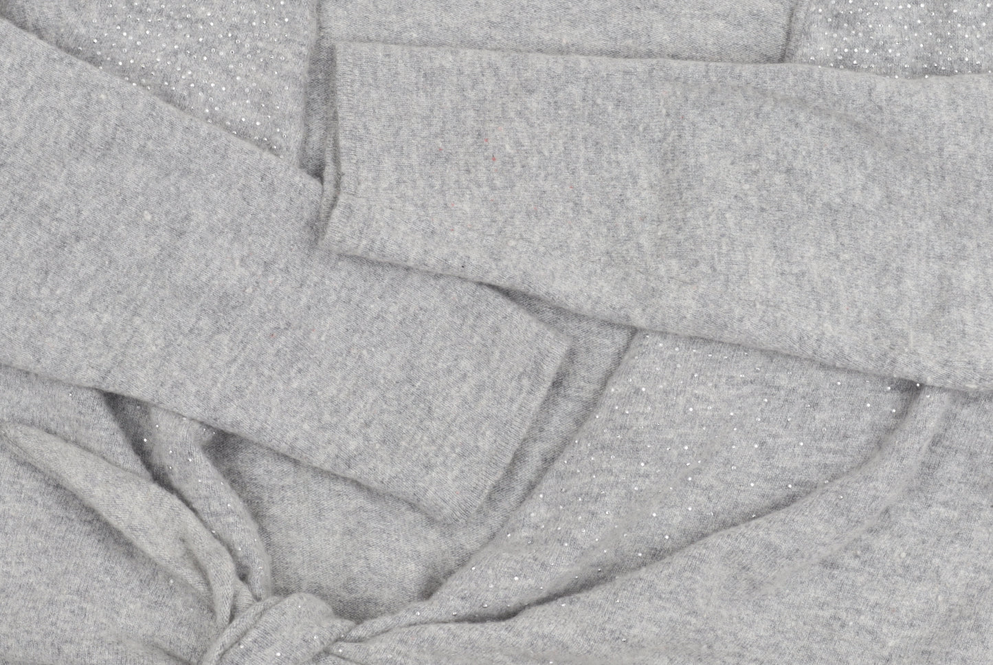 Laura Ashley Women's Grey Cardigan in Size 14 with Glitter