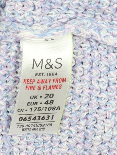 Marks and Spencer Women’s Multicoloured Pullover Jumper Size 20
