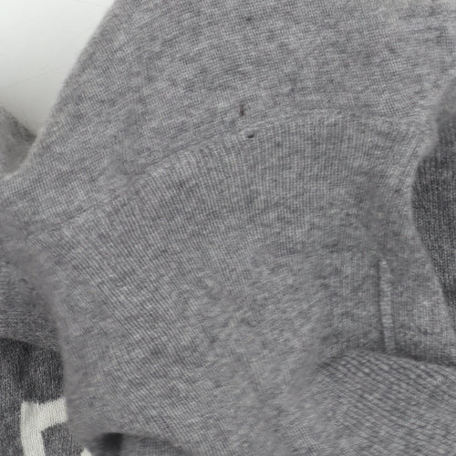 Marks and Spencer Grey Cashmere Roll Neck Jumper XL