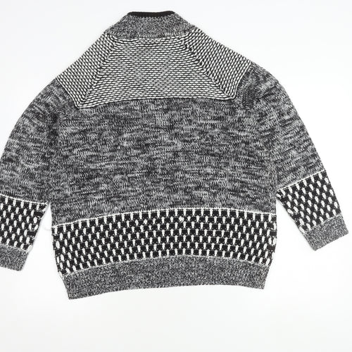 Marks and Spencer Women's Acrylic Jumper Black Size 20