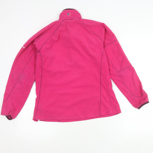 Berghaus Women's Pink Fleece Zip Hoodie Size 12