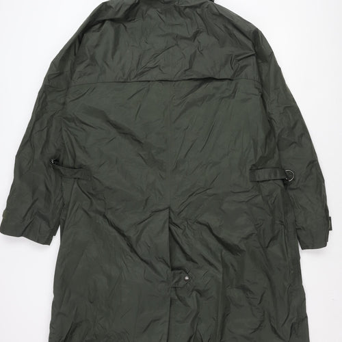 Aigle Men's Green Long Coat in M