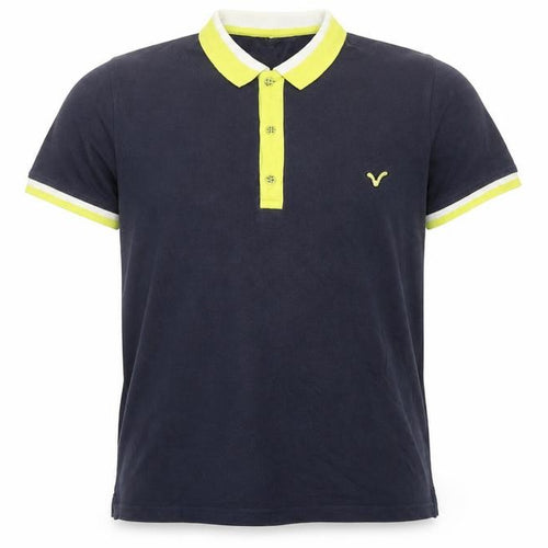Voi Jeans Men's Blue Polo Shirt M Short Sleeve
