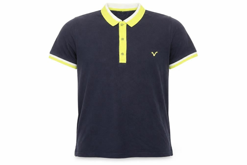 Voi Jeans Men's Blue Polo Shirt M Short Sleeve