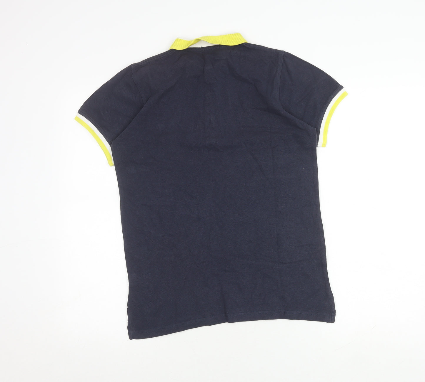 Voi Jeans Men's Blue Polo Shirt M Short Sleeve