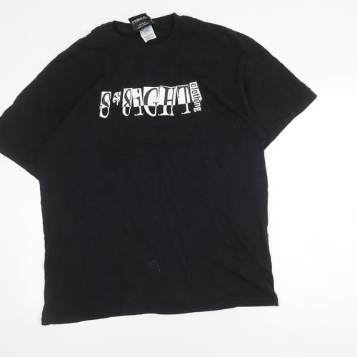 S8 Clothing Men's Black XL Graphic T-Shirt Short Sleeve