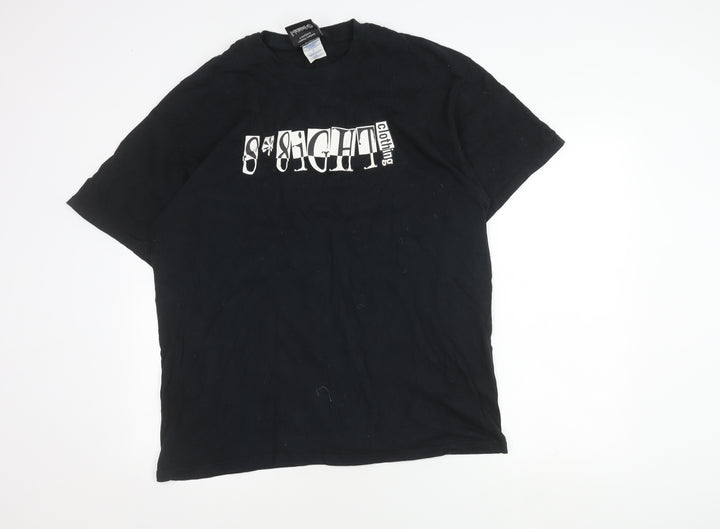 S8 Clothing Men's Black XL Graphic T-Shirt Short Sleeve