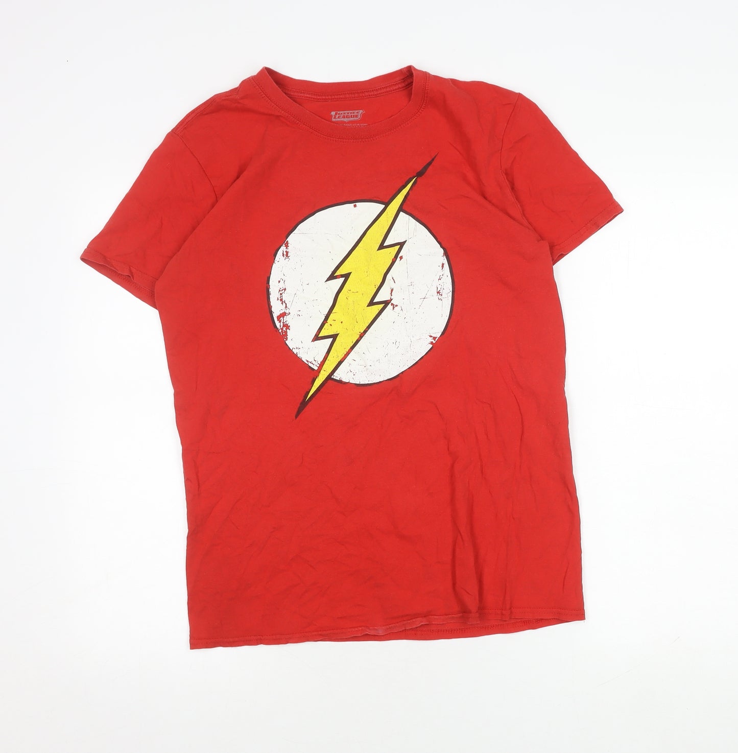 Justice League Flash Men's Red Medium T-Shirt