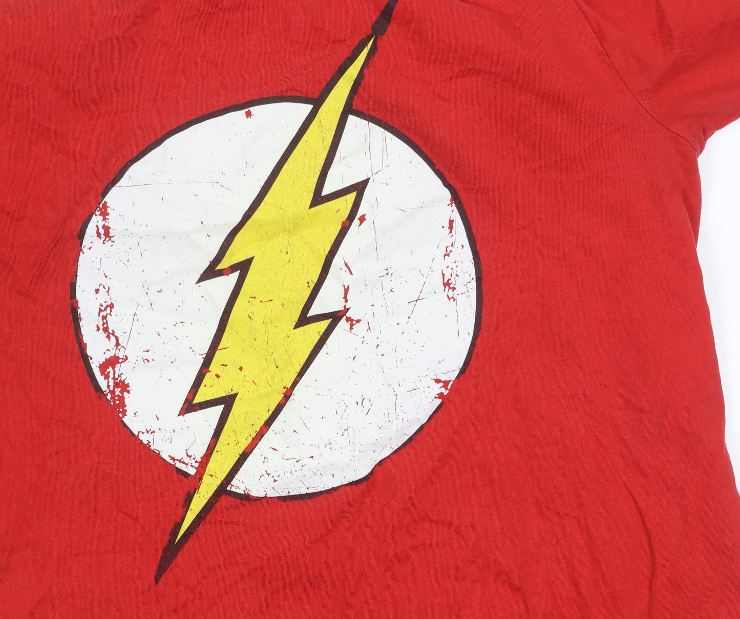 Justice League Flash Men's Red Medium T-Shirt