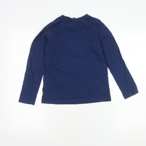 Tu Boys Blue Minecraft Long Sleeve T-Shirt 10 Years