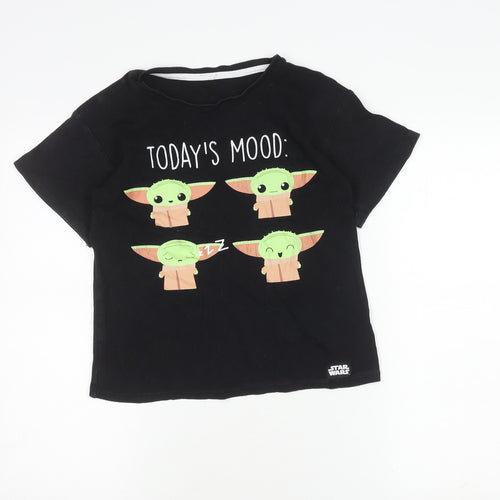 George Boys Black Star Wars T-Shirt 11-12 Years