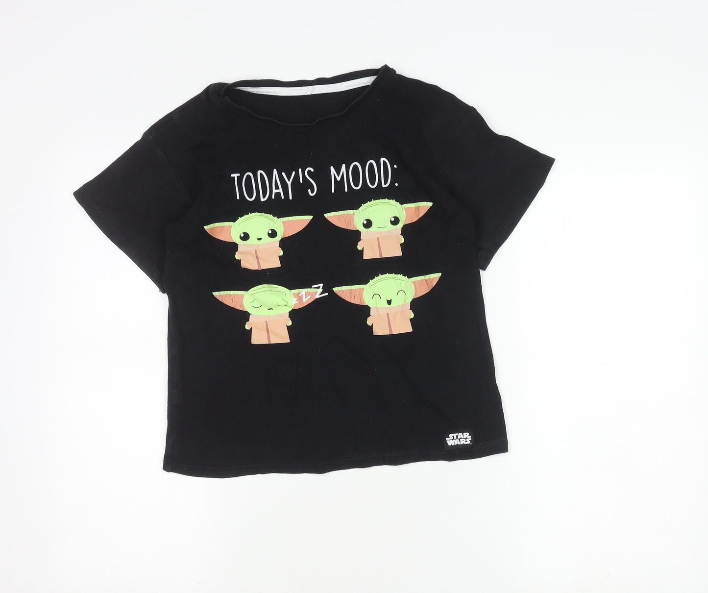 George Boys Black Star Wars T-Shirt 11-12 Years